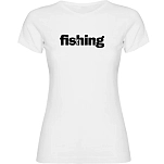 Kruskis 11502102ss286 Футболка с коротким рукавом Word Fishing White 30x25x2