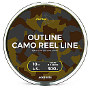 Купить Avid carp A0630016 Outline Reel 300 m Карповая Ловля Золотистый 10 Lbs  7ft.ru в интернет магазине Семь Футов