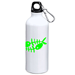 Kruskis MD4049S101K028 Fishbones 800ml Алюминиевая бутылка Серебристый White