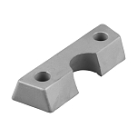 Цинковый пластинчатый анод Tecnoseal 00724 130x45x25мм для двигателей Volvo Penta DPX