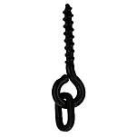 Mikado AMC-002-13 Бойлы+винт с овальным кольцом Черный Black 13 mm 