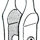 Скоба ползуна грота из нейлона 8 мм, Osculati 58.045.90