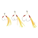 Купить Blue crab BCASSISTDOUBLE3/0-ORA-OS Assist hook Slow Jig 2 Единицы Желтый Orange 3/0 7ft.ru в интернет магазине Семь Футов