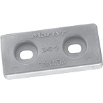 Martyr anodes 194-CMZHC2AZ CMZHC2 Оцинкованный анод корпуса Серебристый Grey 73.03 mm 