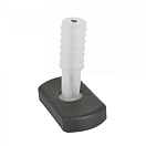 SPRENGER Rubber Joint Swivel for Tiller Extension 12521-bvs