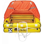 Plastimo 58747 Спасательный плот Transocean ISO Bag Yellow / Orange 8 Places