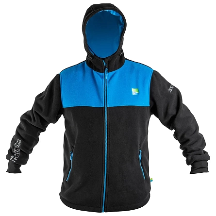 Preston innovations P0200533 Windproof Fleece Black Blue L 7ft.ru