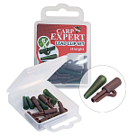 Carp expert 79032040 Carp Fishing Прямые зажимы для проводов Бесцветный Dark Green