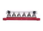 SEATEC Шинная сборка с корпусом / 6x M8 / красная