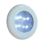 Светильник водонепроницаемый Lalizas AquaLED 30723 IP67 1 Вт 12 - 24 В 75 мм белый корпус