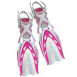 Ласты для дайвинга с открытой пяткой Mares X-Stream 410019 размер 41-43 белый/розовый