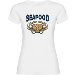Kruskis 11502102xlc066 Футболка с коротким рукавом Seafood Crab White 30x25x2