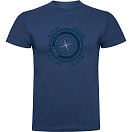 Купить Kruskis CA65500586C063 Футболка с коротким рукавом Compass Голубой Denim Blue 2XL 7ft.ru в интернет магазине Семь Футов