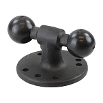 Ram mounts RAM-B-217U Адаптер для двойного шара с круглым основанием Black / Black