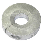 Super marine ANOAH818 Узкий вал Collar Алюминиевый анод Серебристый Grey 30 mm