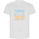 Купить Kruskis CA66900401C080 Футболка с коротким рукавом Fishing Solves ECO Белая White XL 7ft.ru в интернет магазине Семь Футов