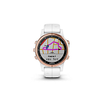 Garmin 000692 Fenix 5S Plus Sapphire Часы  White / Pink