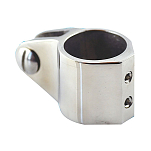 Forniture nautiche italiane 6565617 Вилочный зажим из нержавеющей стали Серебристый Silver 22 mm 