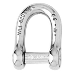 Wichard AC001306 Прямая фиксирующая скоба с шестигранной головкой Серебристый Grey 12 mm