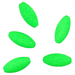 Mikado AM-SUR-KU03-15-G Овальные плавающие бусины Зеленый Green 15 x 7 mm 