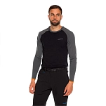 Trangoworld PC009576-11D-M Базовый слой с длинным рукавом Clarac Черный Black / Anthracite M