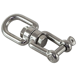 Вертлюг Sumar 03110_swivel_pkg_10 пруток Ø10мм нагрузка 699/1750кг рым/скоба 10шт/уп из нержавеющей стали AISI316
