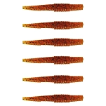 Westin P239-560-239-UNIT Мягкий приманка Ned Worm Slim 1.5g 55 mm 6 Единицы Оранжевый Motoroil Pepper