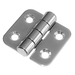 Forniture nautiche italiane 4949245 40x40x1.5 mm Петля из нержавеющей стали Серебристый Silver