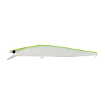 Lucky craft 46990620 Craft Flat Floating Пескарь 130 mm 16.5g Laser Ghost Lime Chart