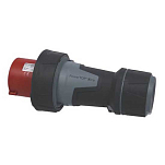 Mennekes 614021 Power Top Xtra 125A IP67 400V 5 столбы Мужской затыкать Black / Grey / Red