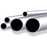Taco metals 236-S141049P61 Круглая трубка из нержавеющей стали 6´ Серебристый Silver 1´´ 