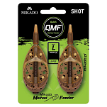 Mikado AMFS-QMF-2L-60B Method Shot QMF System L Кормушка фидерная прикормочная 2 единицы измерения  Brown 60 g