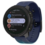 Suunto SS051032000 Часы Vertical Solar UTMB World Series Голубой All Black / Navy Blue