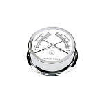 Термогигрометр Autonautic instrumental Atlantic95 TH95C 95x35мм из хромированной латуни