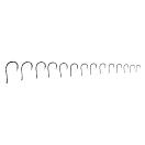 Купить Asari A001ANOS-6 Chinu Laser Carbon Крюк Серебристый Black Nickel (10 pcs) 6  7ft.ru в интернет магазине Семь Футов