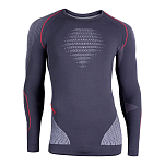 UYN U100006-G974-L/XL Базовый слой с длинным рукавом Evolutyon Серый Charcoal / White / Red L-XL