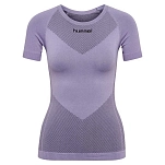 Hummel 202644-3106-xs/s Базовый слой с коротким рукавом First Seamless Lavender Melange 30x25x2 XS-S