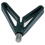 Lineaeffe 6313061 Brass Screw Head Rest Front Черный  Black