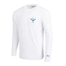 Купить Pelagic 101523116S-WHT-M Футболка с длинным рукавом с защитой от ультрафиолета Aquatek Tails Up White M 7ft.ru в интернет магазине Семь Футов
