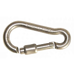 Kong italy 606742 Карабин с пружинным замком Золотистый Silver 10 x 100 mm 