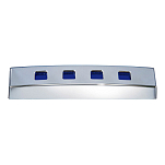 Quick italy 4043119 CPA 3 Светодиодная подсветка Blue Tab Бесцветный Silver