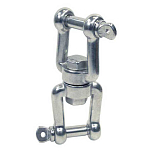 Euromarine 005291 A4 Двойная поворотная скоба Серебристый Grey 8 mm