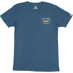 Salty crew 20035228-HARBOR-XL Футболка с коротким рукавом Bigmouth Premium Голубой Harbor Blue XL