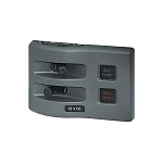 Blue sea systems 661-4302 4302 WD панель переключателей 12V Black