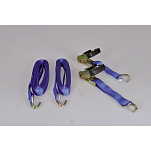 Talamex 76750025 Крепление с храповым механизмом И J-образным крючком 28 mm Голубой 6 m 