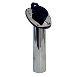 Foresti & suardi 400597 Фиксированный держатель стержня из хромированной латуни Silver 240 x 40 mm