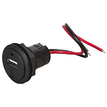 Philippi 367331000 12-24V 3000mA USB-разъем  Black 28 mm