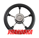 Рулевое колесо Osculati, диаметр 280 мм, цвет черный (упаковка из 4 шт.) 45-127-01_pkg_4