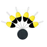 Sert 85PEBO102 Вертлюг с защелкой безопасности Черный Black / Fluo Yellow 2 