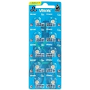 Купить Vinnic 902440377 батарейка-таблетка G1/AG1/LR60 L621F 10 Единицы Бесцветный Silver 7ft.ru в интернет магазине Семь Футов